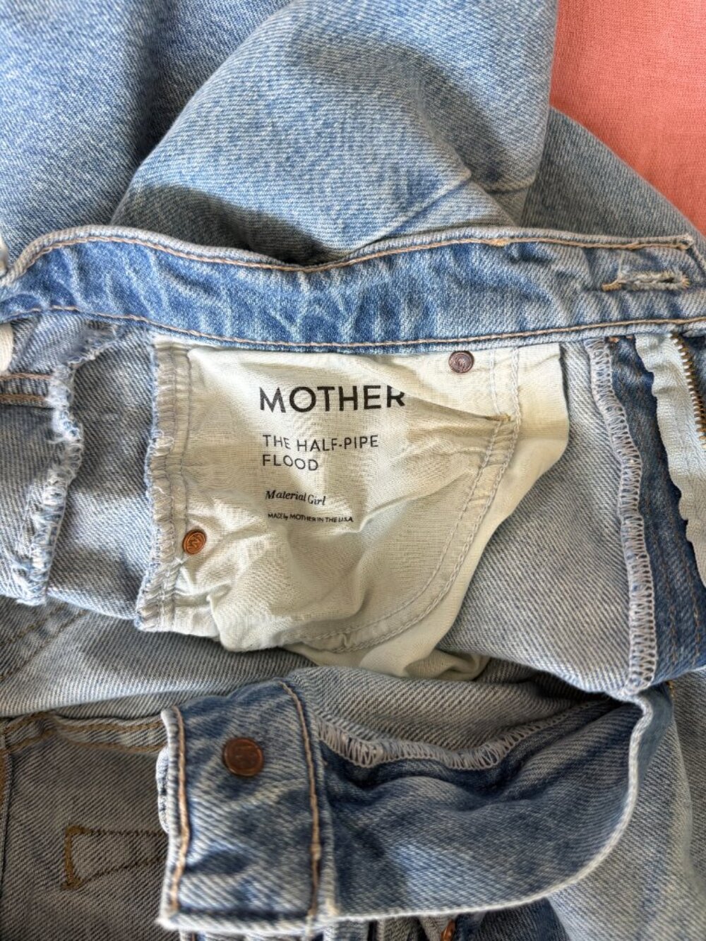 MOTHER Jeans Size 27 - Half-pipe barrel flood - Material Girl - Picture 5 of 6